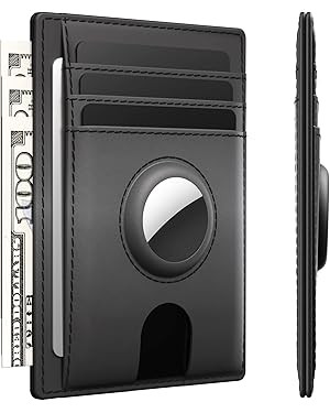 typecase Slim Minimalist Airtag Card Wallet for Men, Front Pocket Premium Crazy Horse Leather Wal... | Amazon (US)