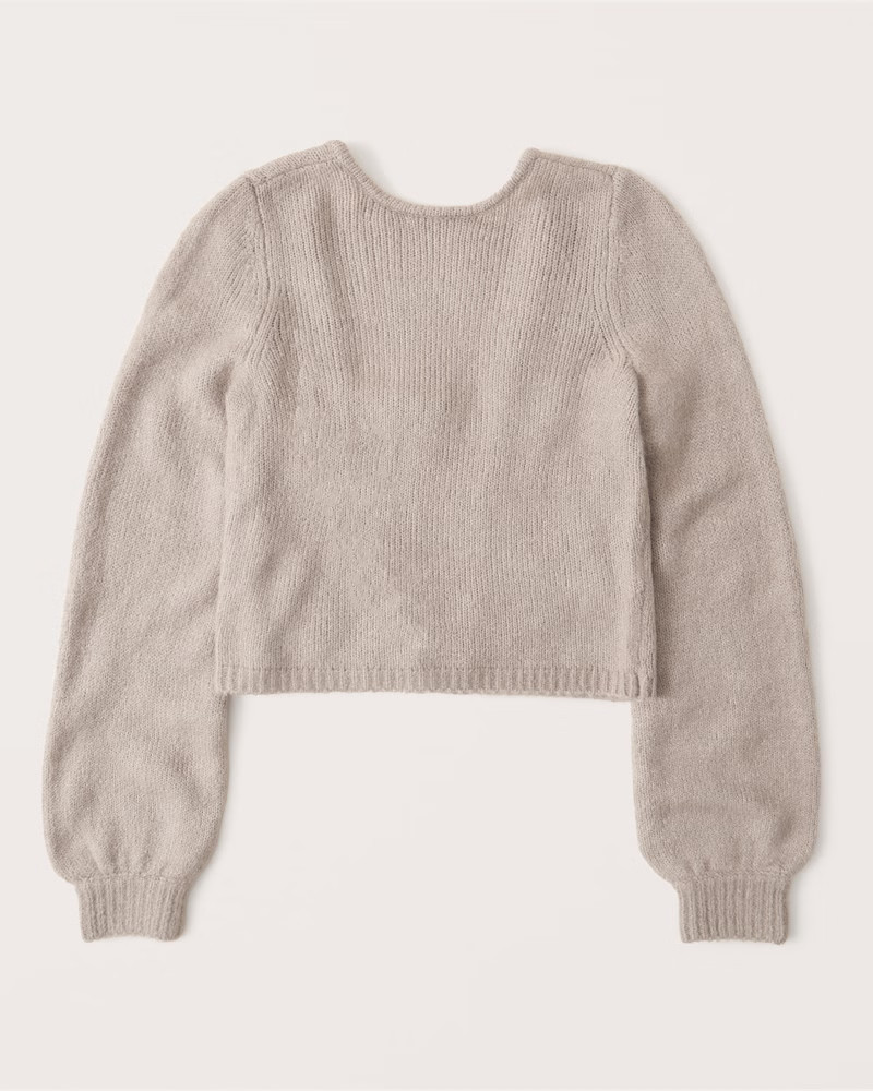 Open Tie-Back Sweater | Abercrombie & Fitch (US)