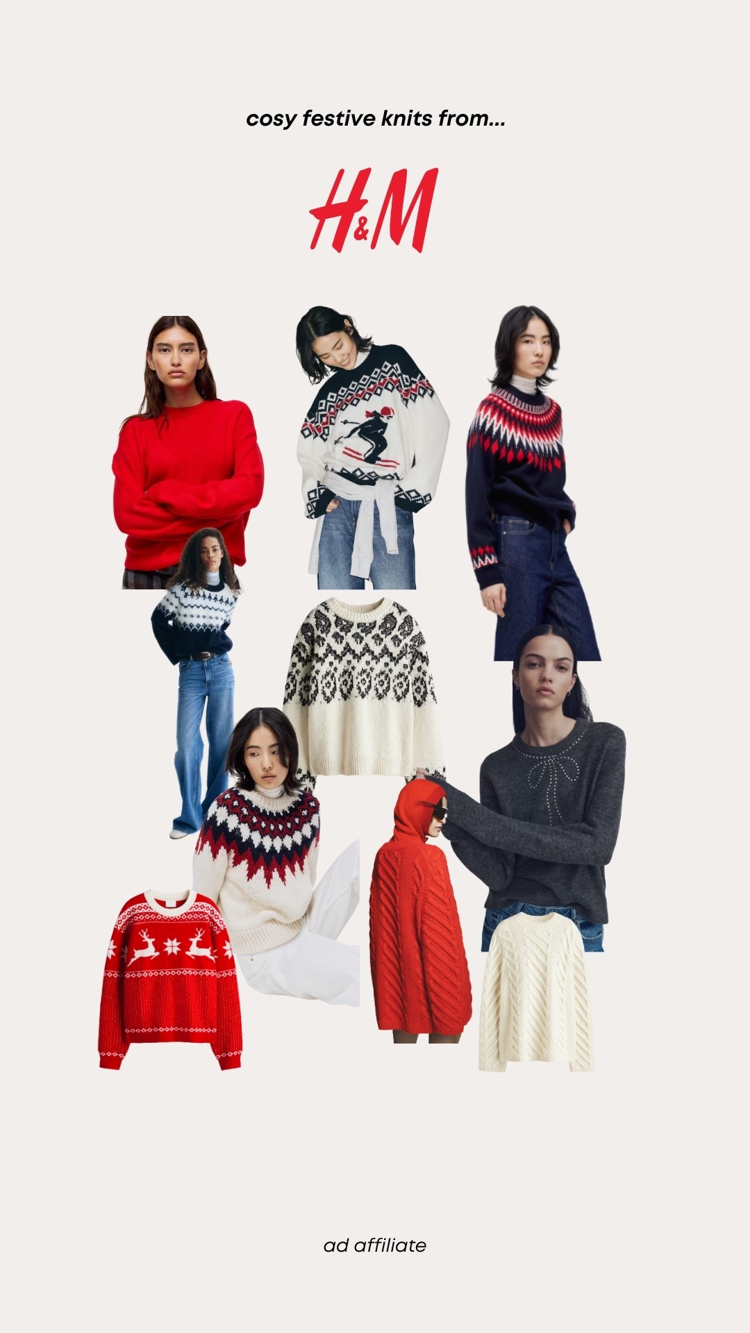 Xmas and festive knits from H&M for the season ❄️ 

#LTKwinter #LTKfestive #LTKeurope