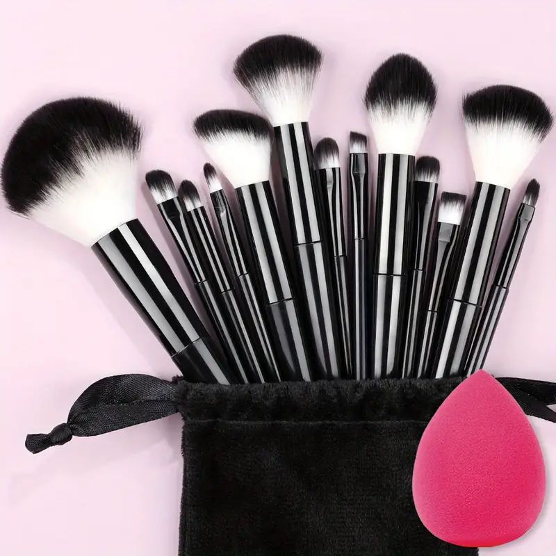 14Pcs Makeup Brush Set Soft Fluffy Professional Cosmetic Foundation Powder Eyeshadow Kabuki Blend... | Temu Affiliate Program
