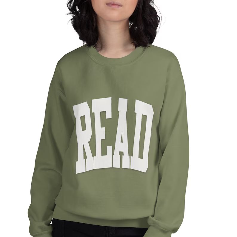 READ Sweatshirt | reader | book sweatshirt | Etsy (US)