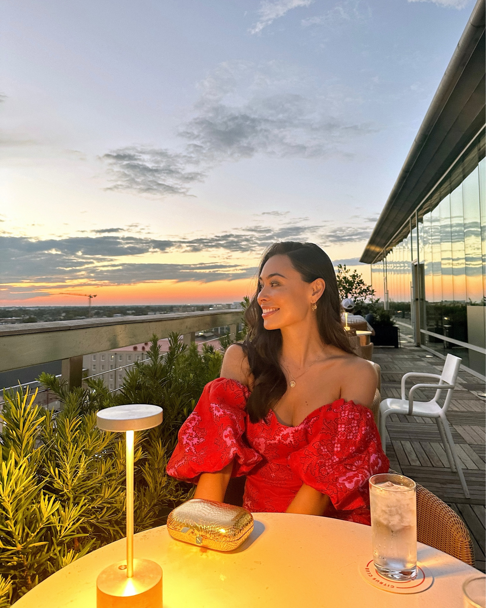 Kat Jamieson wears an off the shoulder dress in Charleston. Cocktail attire, party, rehearsal dinner, bridal, midi dress, floral dress  

#LTKparties #LTKSeasonal #LTKHoliday