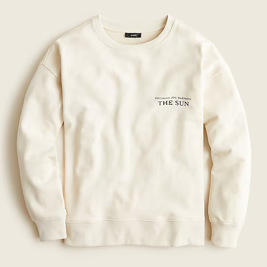 University terry sun tarot card sweatshirt | J. Crew US