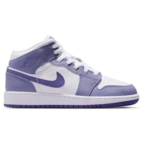 Jordan Boys Jordan AJ 1 Mid - Boys' Grade School Shoes Purple/Purple Size 06.5 | Foot Locker (US)