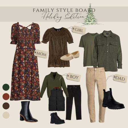 Holiday family style board 🌲 

#ad #walmartfashion 

#LTKSeasonal #LTKfamily #LTKstyletip