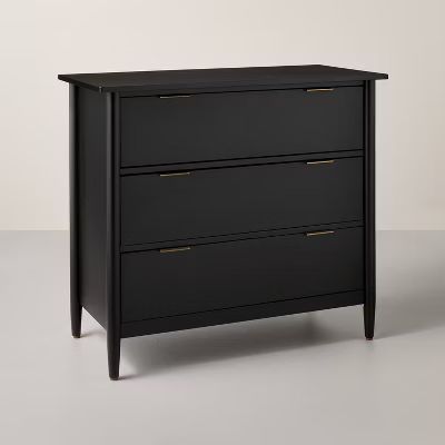 3 Drawer Wood & Cane Vertical Dresser - Hearth & Hand™ with Magnolia | Target