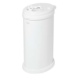 Ubbi Money Saving, No Special Bag Required, Steel Odor Locking Diaper Pail, White | Amazon (US)