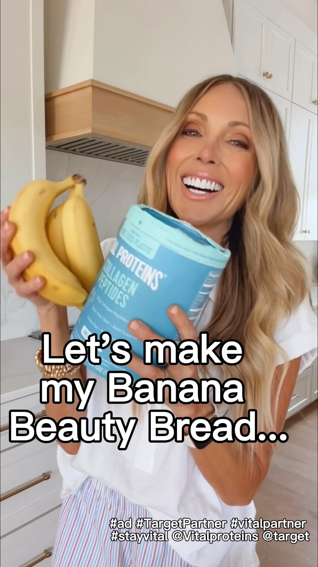 #Ad #VitalPartner I’m making my famed Banana Beauty Bread and adding @vitalproteins Collagen Peptides to the mix for an easy boost of collagen in every bite. 

#TargetPartner #StayVital @target #target

**These statements have not been evaluated by the Food and Drug Administration. This product is not intended to diagnose, treat, cure, or prevent any disease.

#LTKdayinmylife #LTKfitnessgoals #LTKOver40
