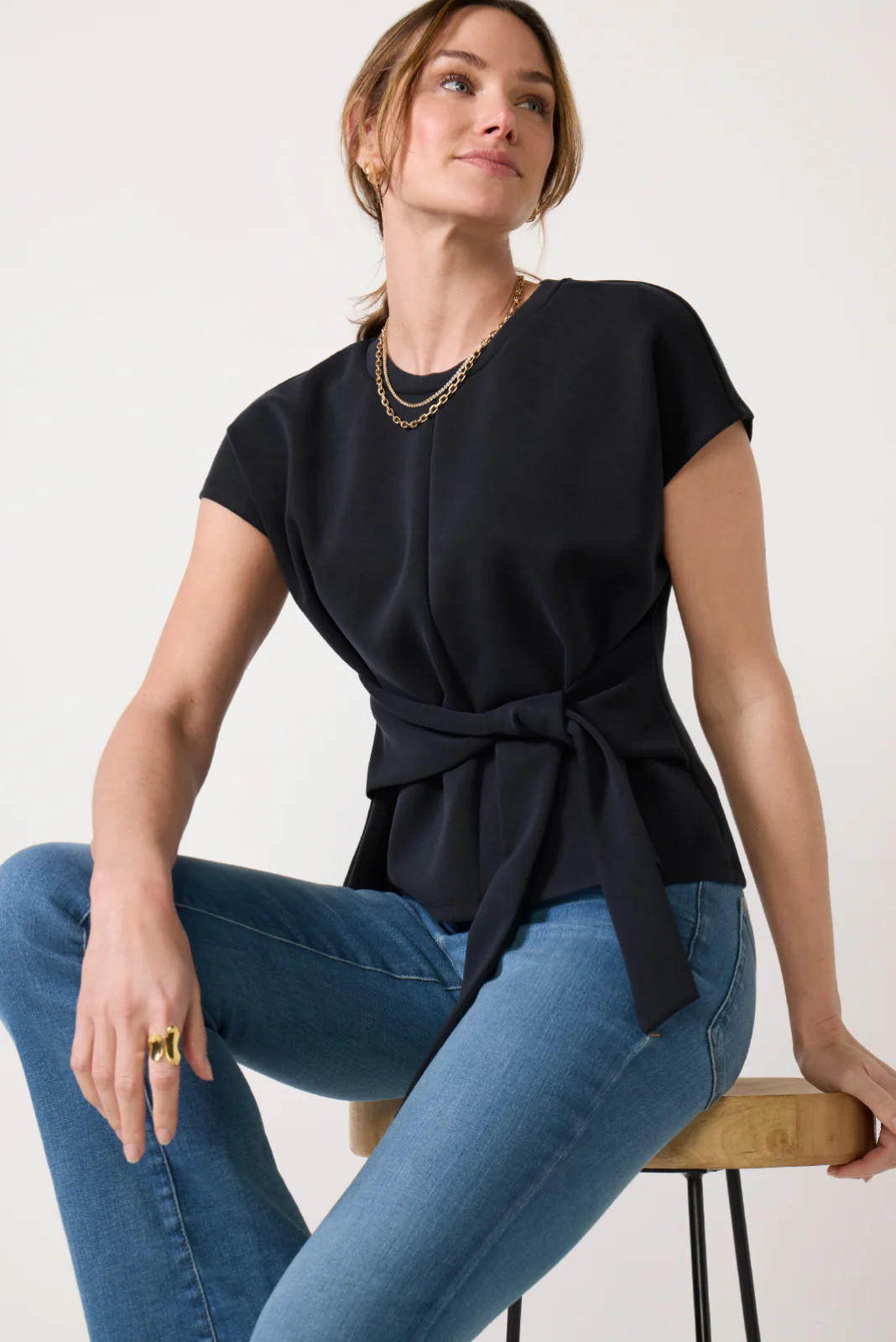 Max Tie Front Scuba Top | Evereve