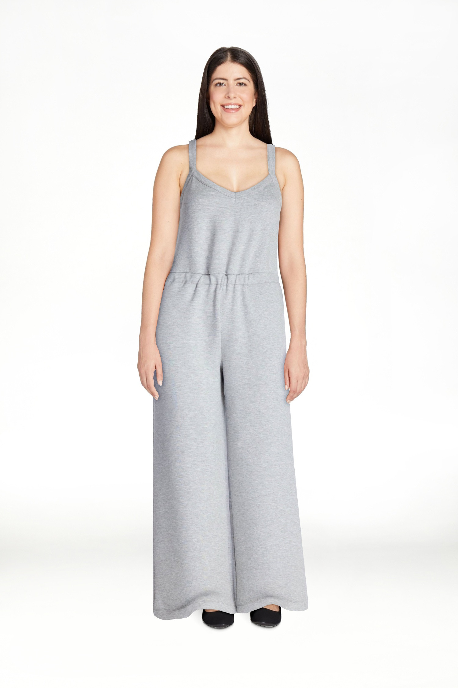 Scoop Women's and Women's Plus Scubaknit Tank Jumpsuit, Sizes XS-4X | Walmart (US)