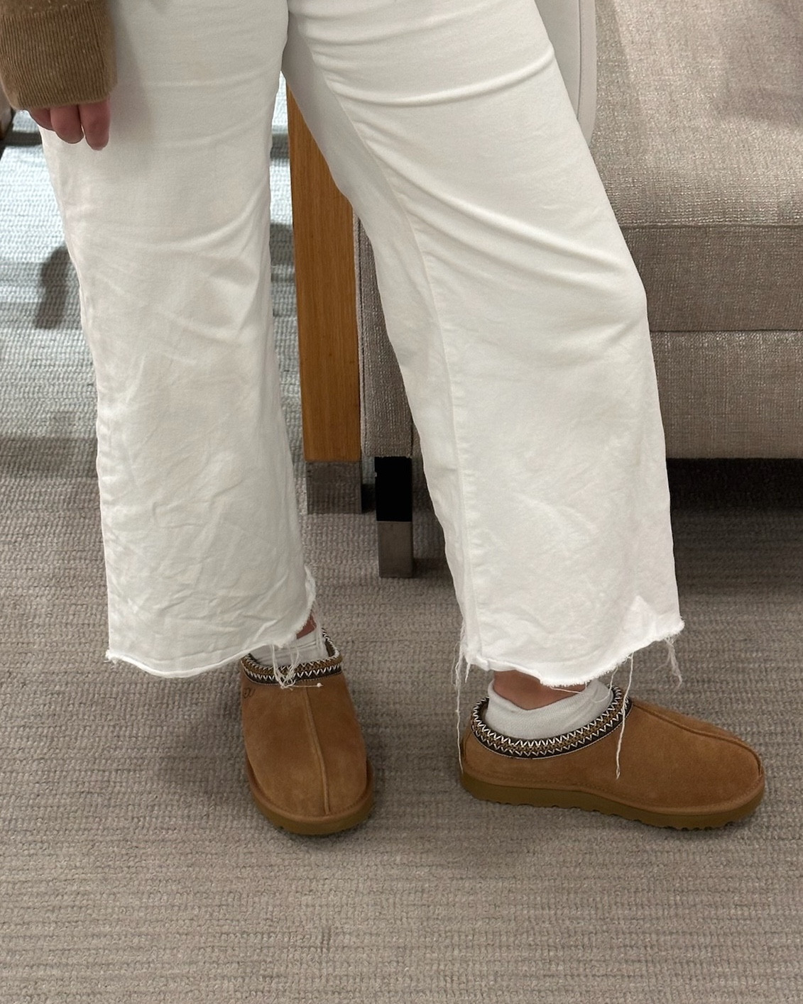 I’m officially jumping on this trend!! An easy Ugg Tasman to slip on and off from  Nordstrom! Wearing a size 10! I suggest sizing up in these!

#LTKShoeCrush #LTKSeasonal #LTKSaleAlert