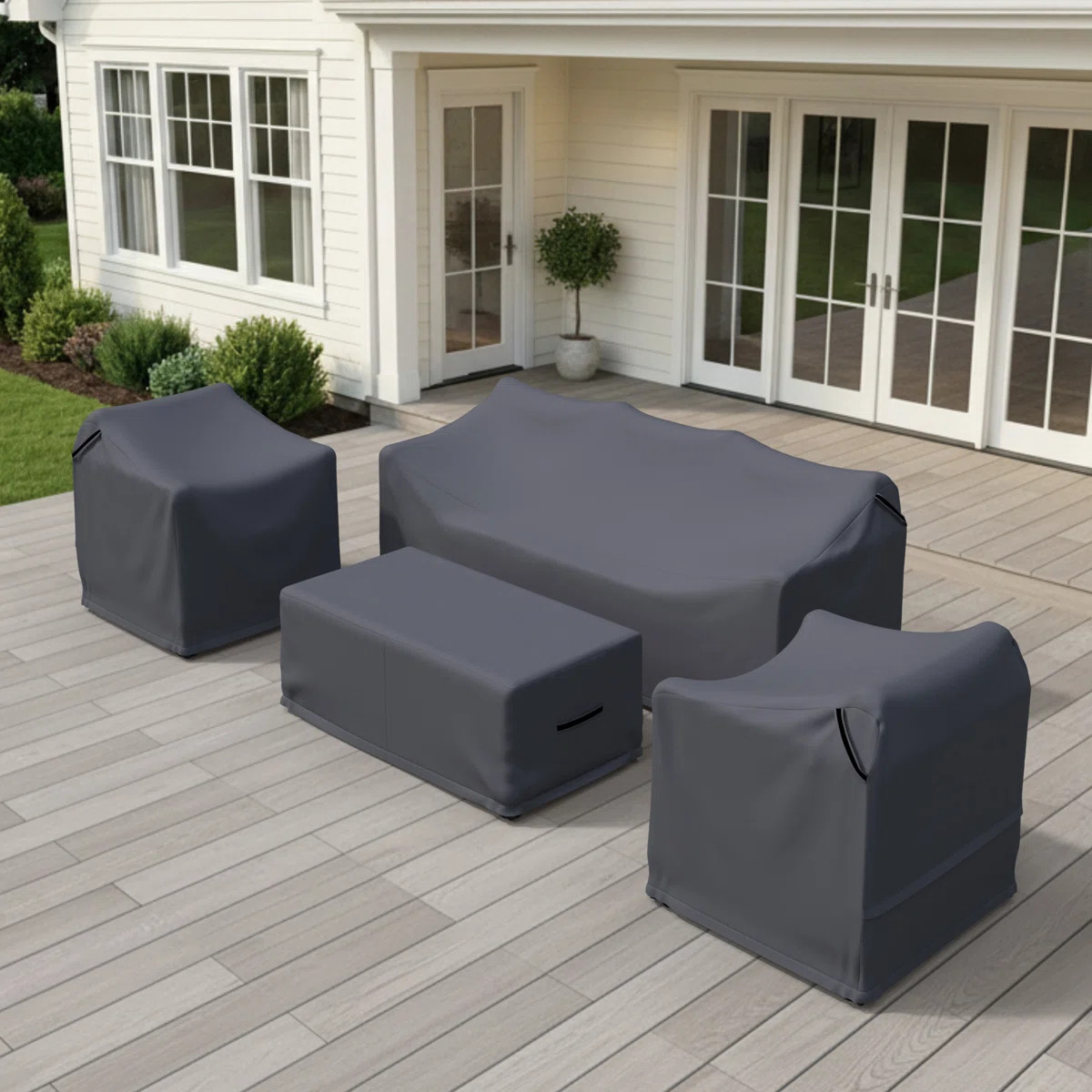 Outdoor Patio Conversation Sets Group Seating Outdoor Furniture Covers | Wayfair North America