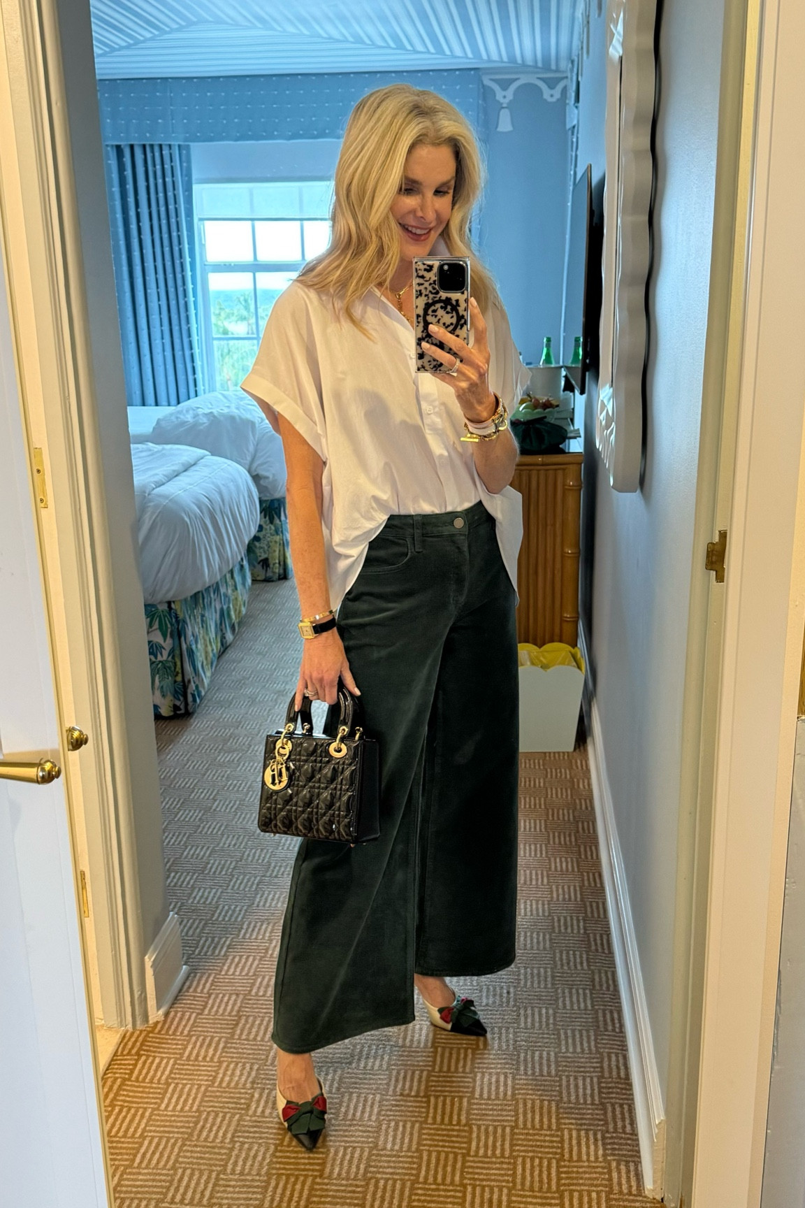 In love with this wide leg corduroy pant! So chic. Size S top and pants fit TTS 

#LTKSeasonal #LTKStyleTip #LTKFindsUnder100