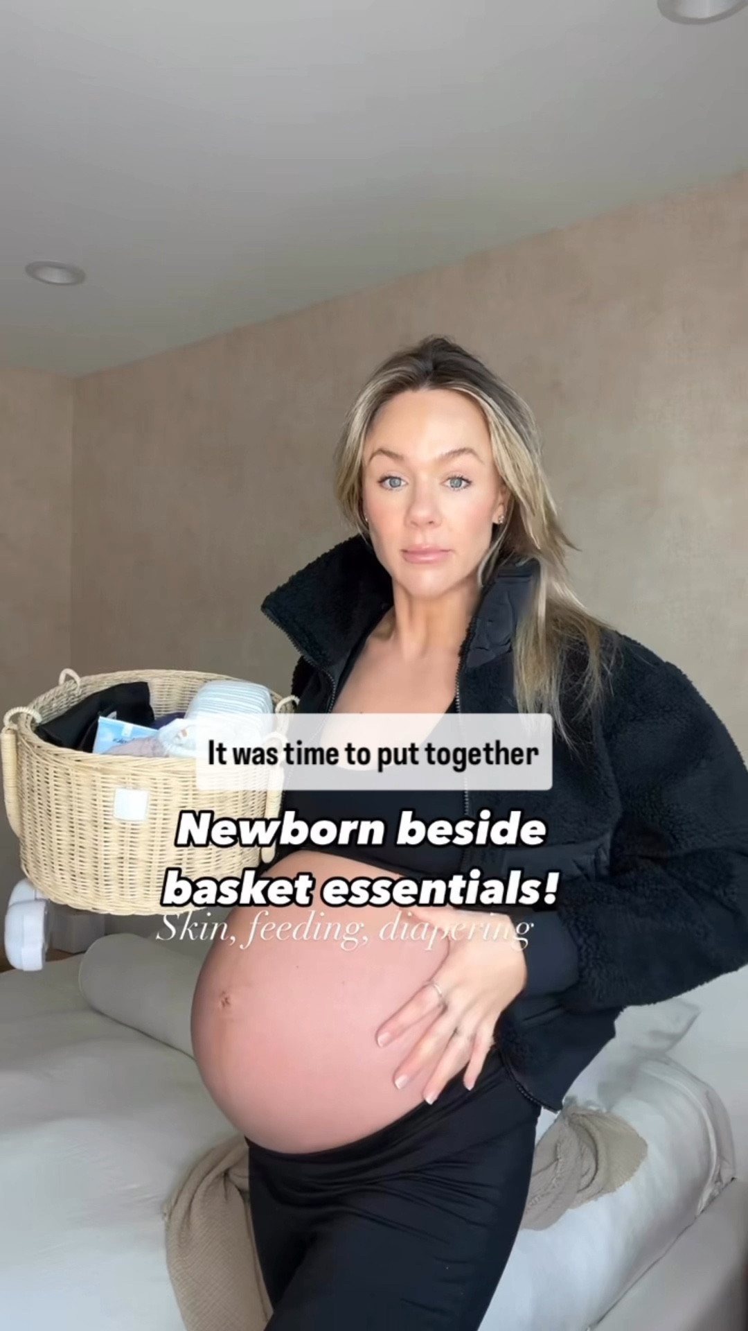 Newborn bedside basket of all my favorite non toxic essentials for mama and baby! 

#LTKU #LTKFamily #LTKBaby