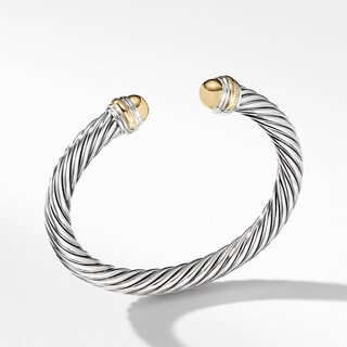 Cable Classic Collection® Bracelet with 14K Yellow Gold | David Yurman