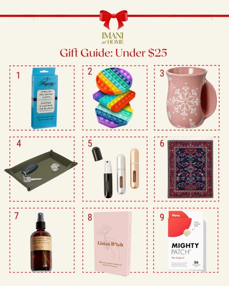 Gift Guide Under $25

#LTKGiftGuide #LTKSeasonal #LTKhome