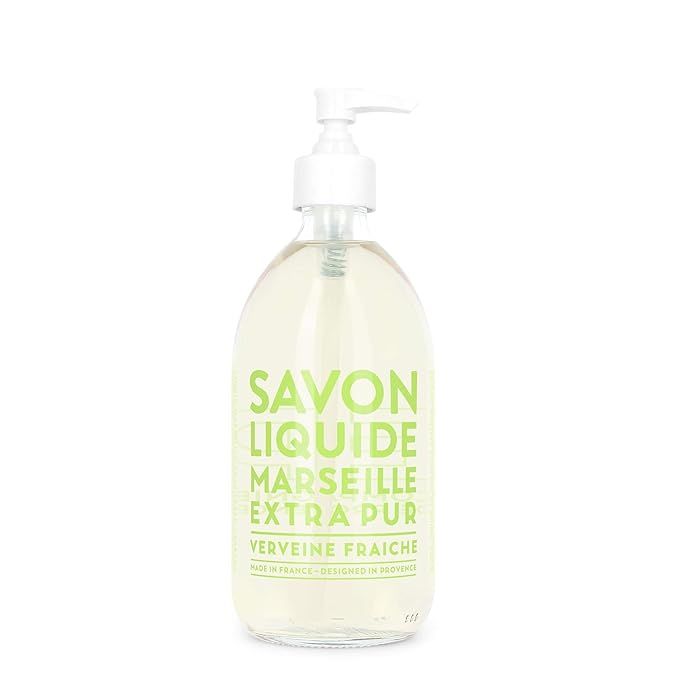 Compagnie de Provence Savon de Marseille Extra Pure Liquid Soap - Fresh Verbena - 16.7 Fl Oz Glas... | Amazon (US)