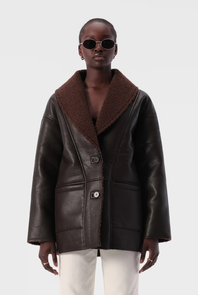 Kasper Jacket Chocolate | Elka Collective (AU, UK, US, NZ)