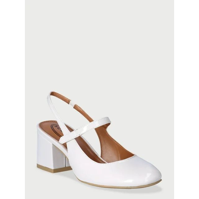 Scoop Women’s Mary Jane Slingback Block Heels | Walmart (US)