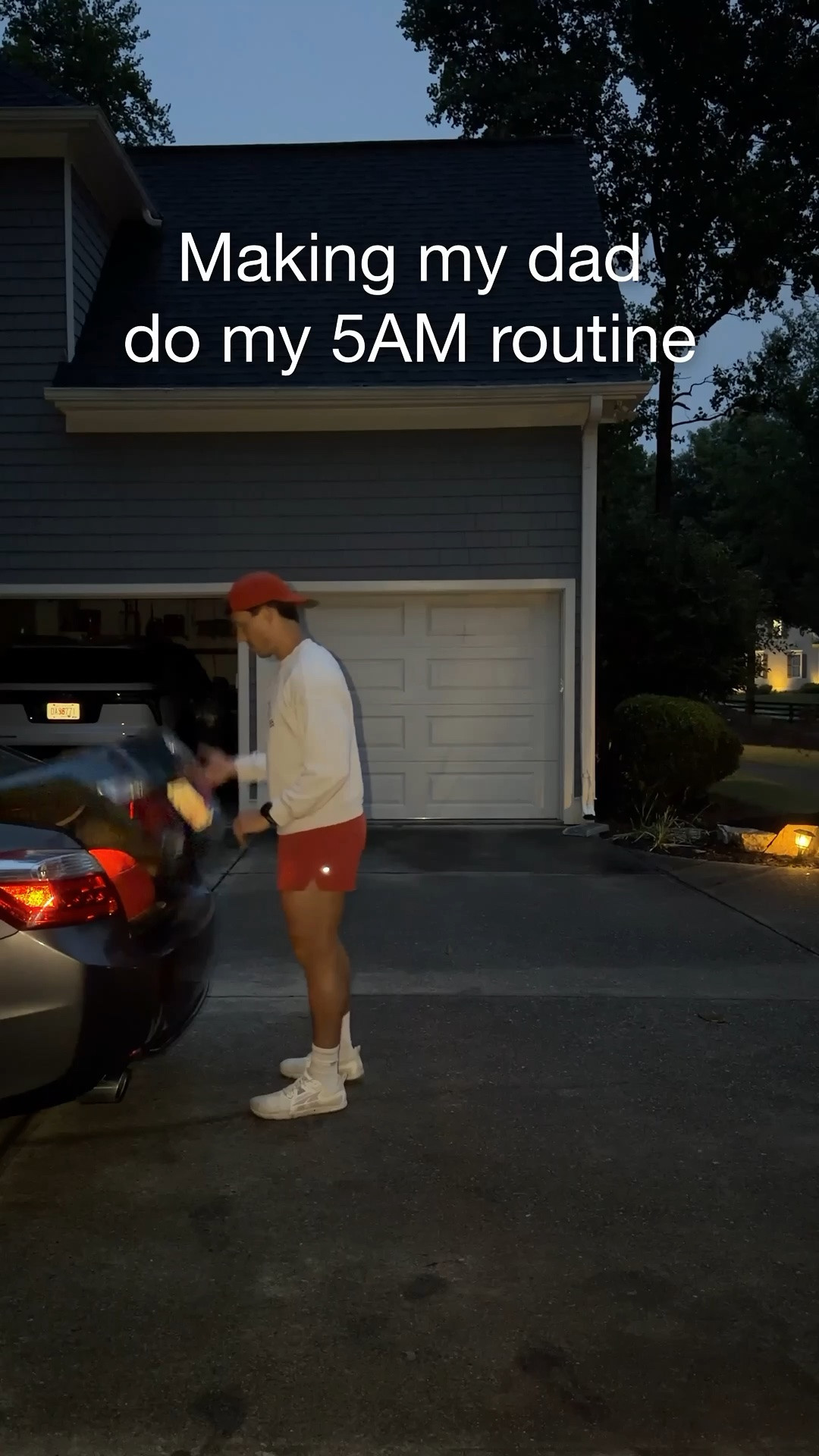 Making my dad do my morning workout!

#LTKMens #LTKmorningroutine
