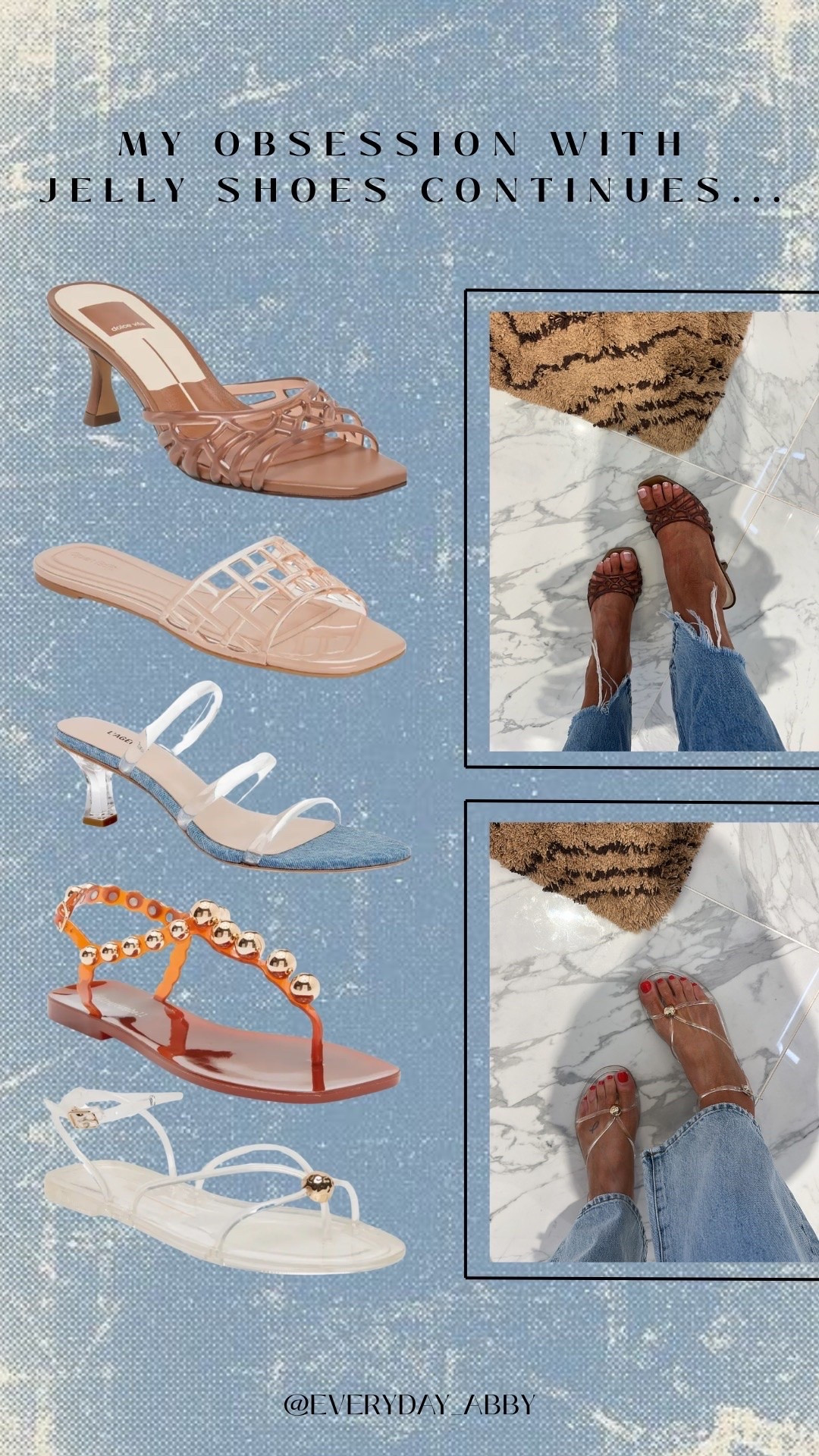 I’m never moving on from the jelly shoe trend and i’m okay with that … here are a few of my most loved! 😍

#LTKgrwm #LTKootd