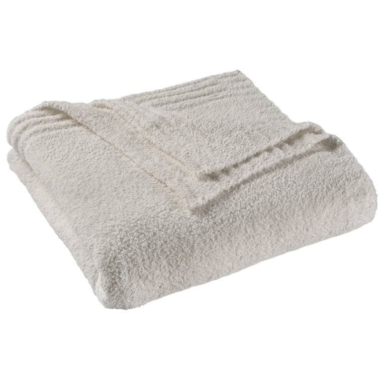 Better Homes & Gardens Vanilla Cable Cozy Knit Oversize Soft Warm Couch Throw Blanket, Tartan | Walmart (US)