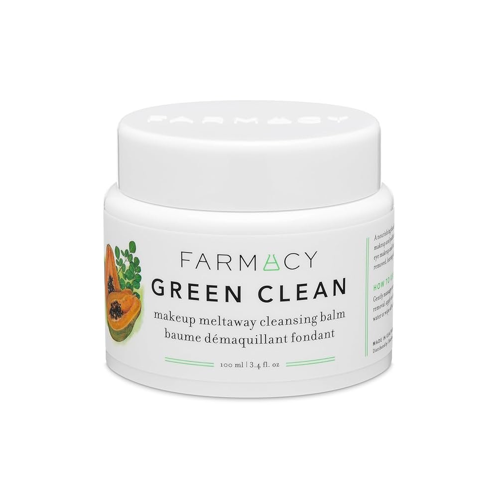 Farmacy Makeup Remover Cleansing Balm - Green Clean Waterproof Makeup Remover + Oil Based Cleanse... | Amazon (US)