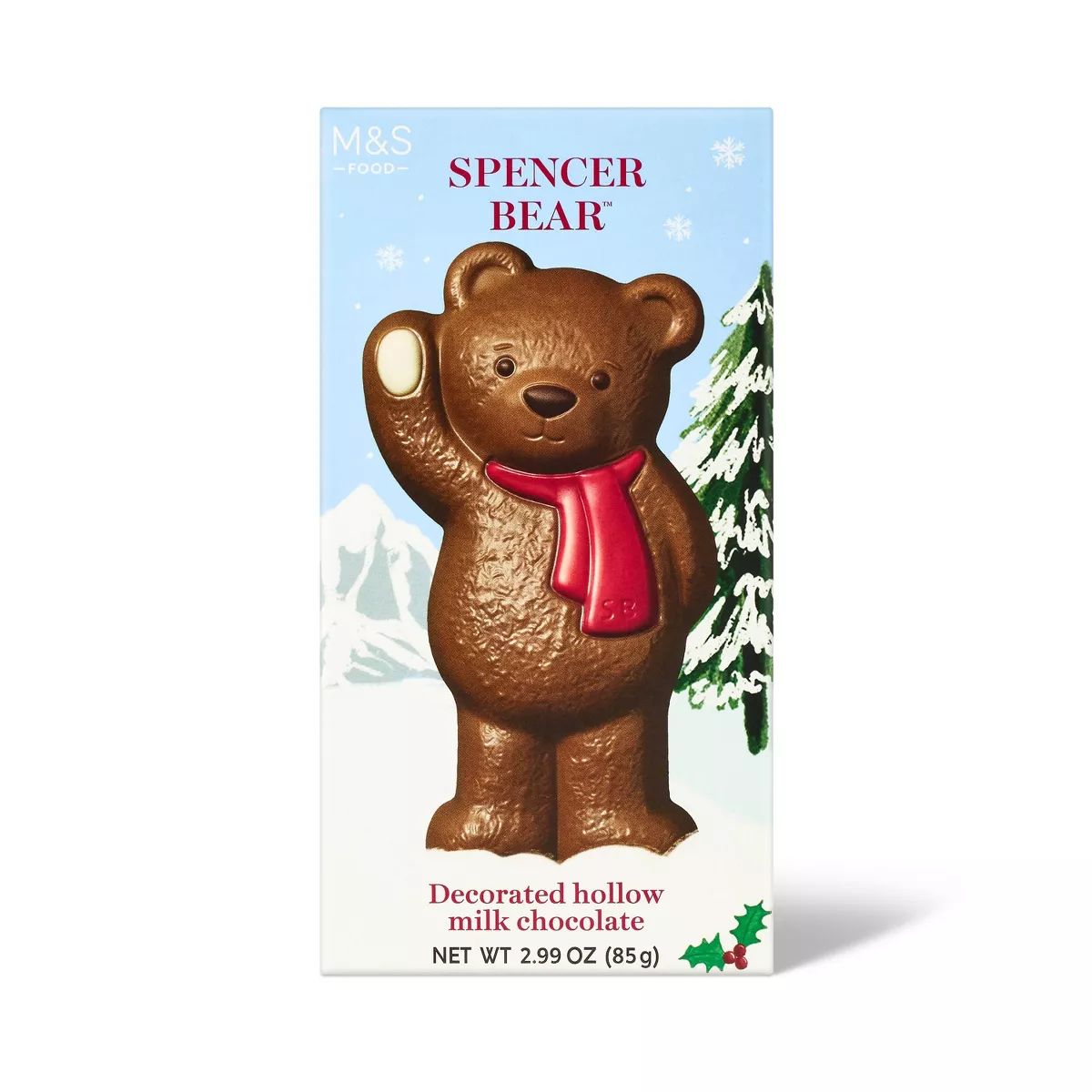 M&S Milk Chocolate Spencer Bear - 2.99oz | Target