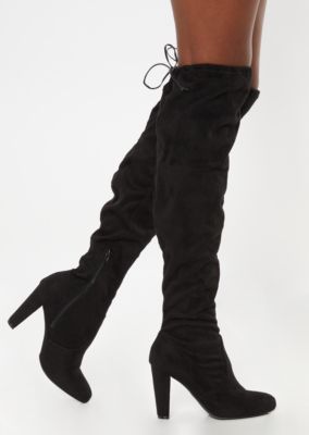 Taupe Heeled Over The Knee Boots | rue21