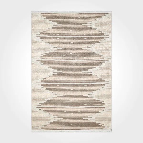 Kenyarda Machine Woven Cream Indoor/Outdoor Rug | Wayfair North America