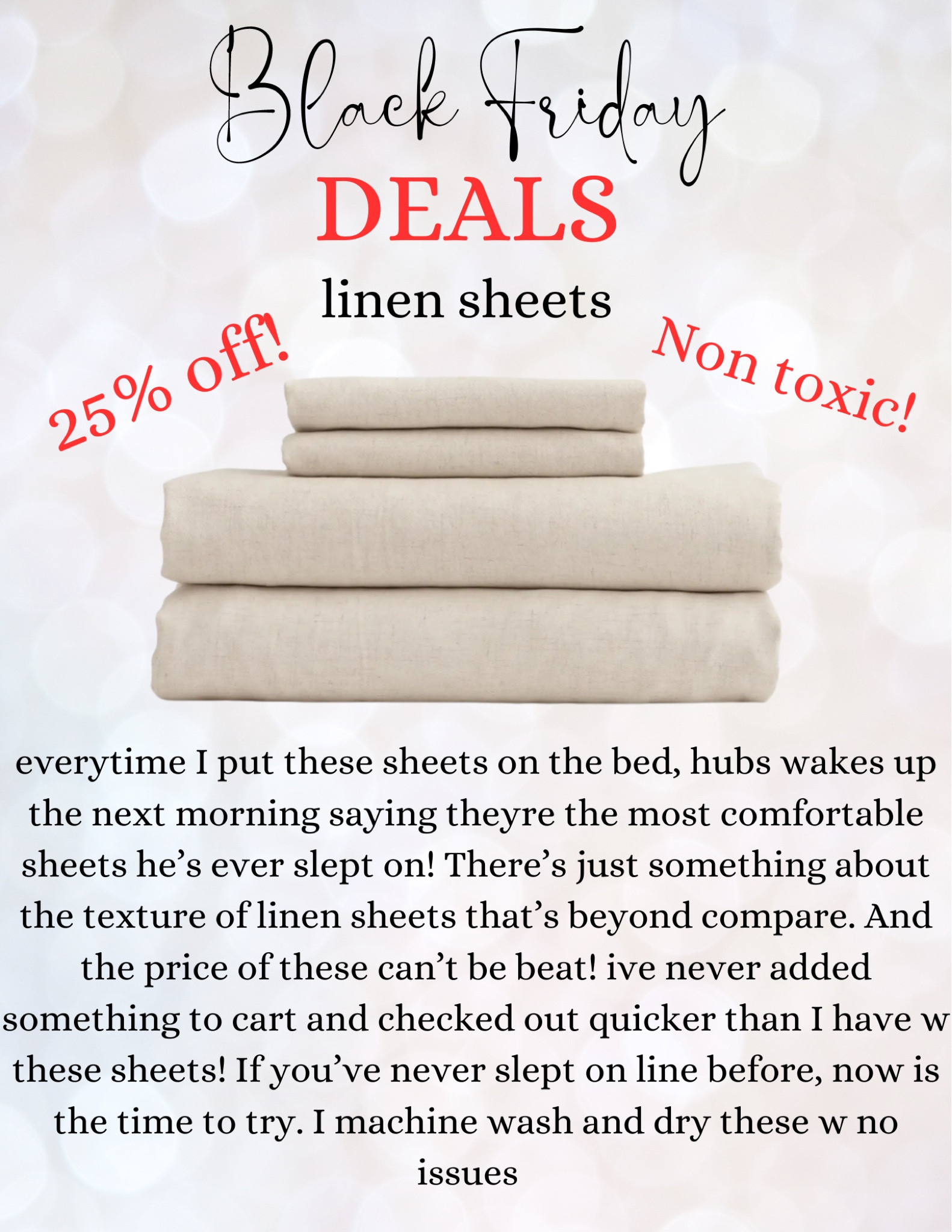 The best linen sheets are 25% off! Perfect for a gift or for yourself! Can’t recommend these enough!

#LTKhome #LTKsalealert #LTKCyberWeek