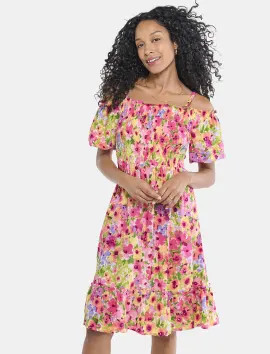 Womens Mommy And Me Floral Ruffle Dress - wintrberry | The Children's Place