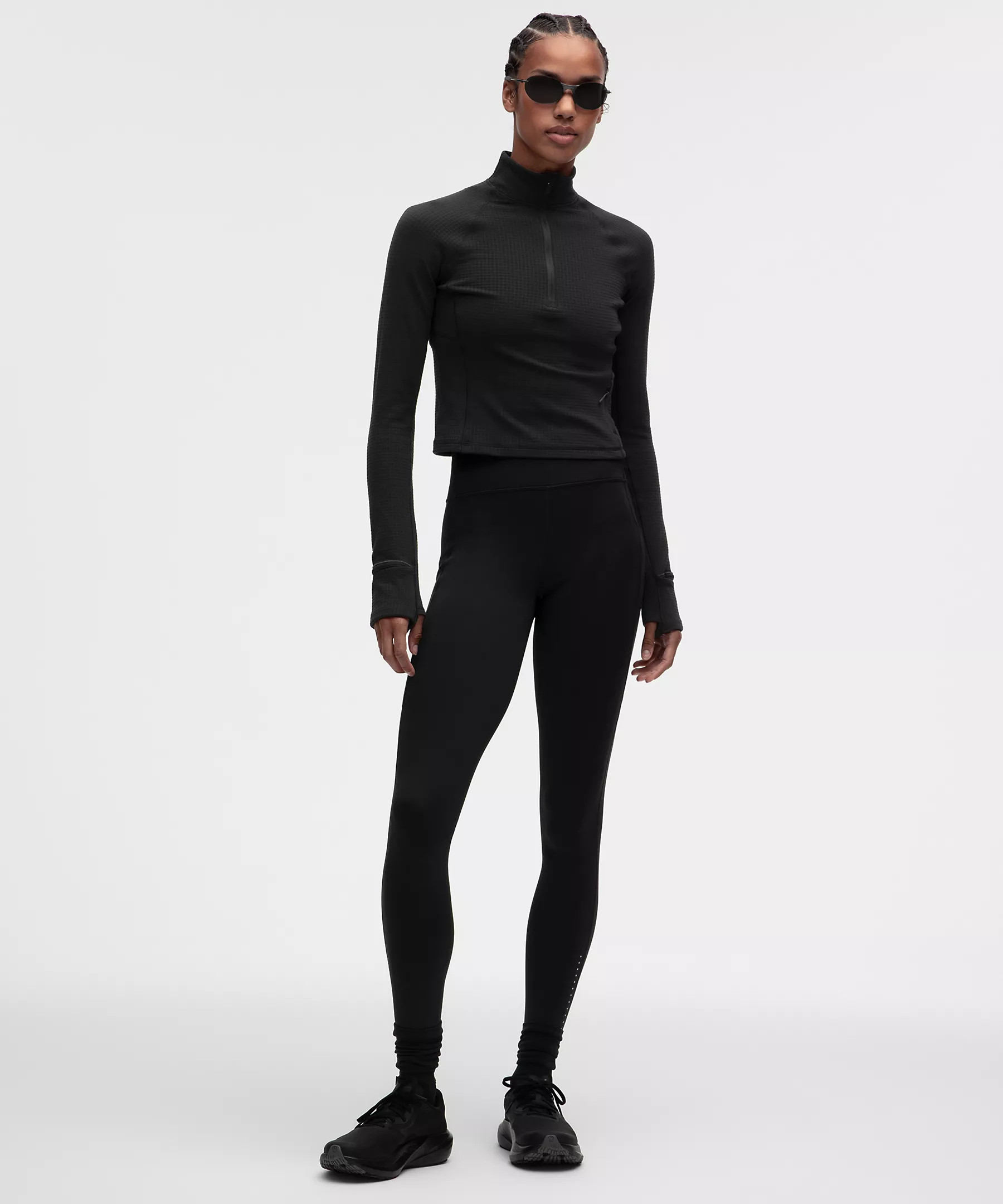 It's Rulu Cropped Half Zip Waffle | Lululemon (US)