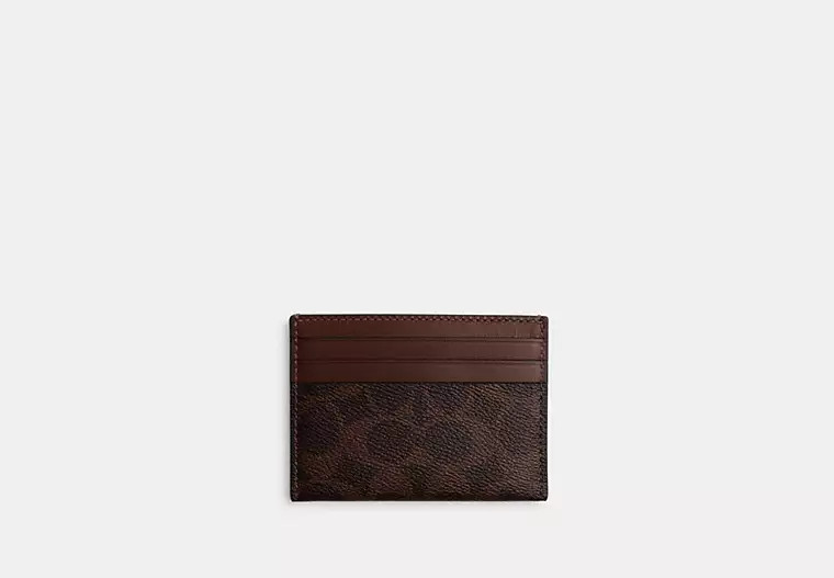 Card Case In Signature Canvas | Coach (US)