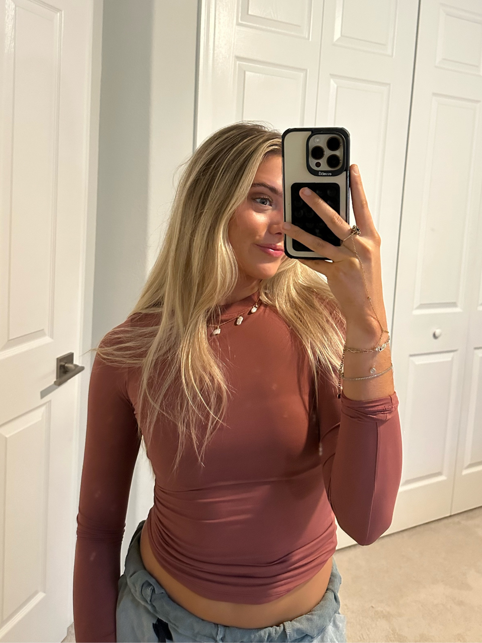 Pumiey. Amazon. Amazon fashion. Long sleeve tee. Buttery soft. Smoothing Tshirt. Skims dupe. Merlot colored shirt. Long sleeve bodycon tee  

#LTKsalealert #LTKSeasonal #LTKfindsunder50