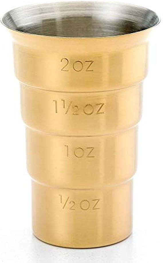 Barfly M37109GD Drink Jigger, 2 oz, Gold w/out Handle | Amazon (US)