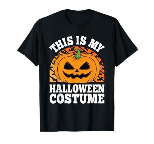 This Is My Halloween Costume Scary Pumpkin Men Women Kids T-Shirt | Amazon (US)