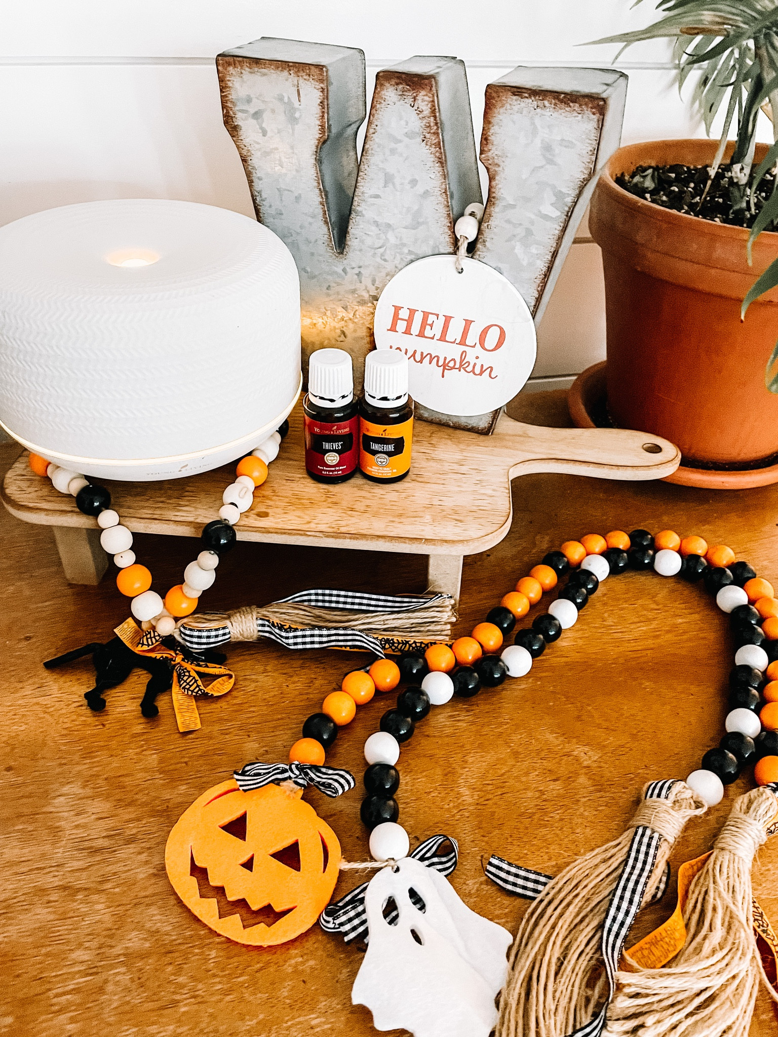 Halloween garland. A simple way to bring extra cuteness and spooky spirit around you home! 

#LTKHalloween #LTKhome #LTKSeasonal