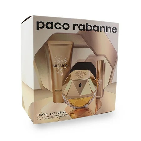 Paco Rabanne Lady Million Perfume Gift Set for Women, 3 Pieces | Walmart (US)