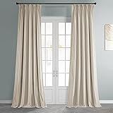 HPD Half Price Drapes Velvet Blackout Curtains For Living Room 25 X 84 Signature Pleated, VPCH-12... | Amazon (US)