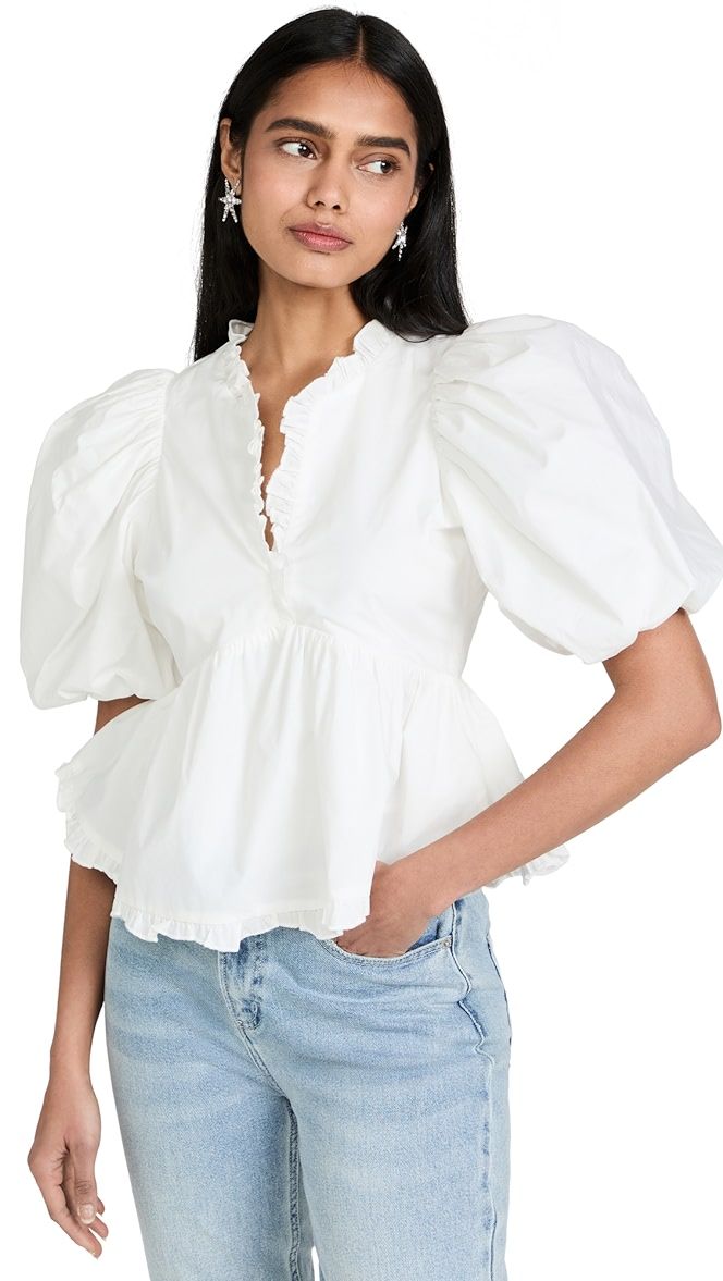 Ruffle Detail Blouse | Shopbop