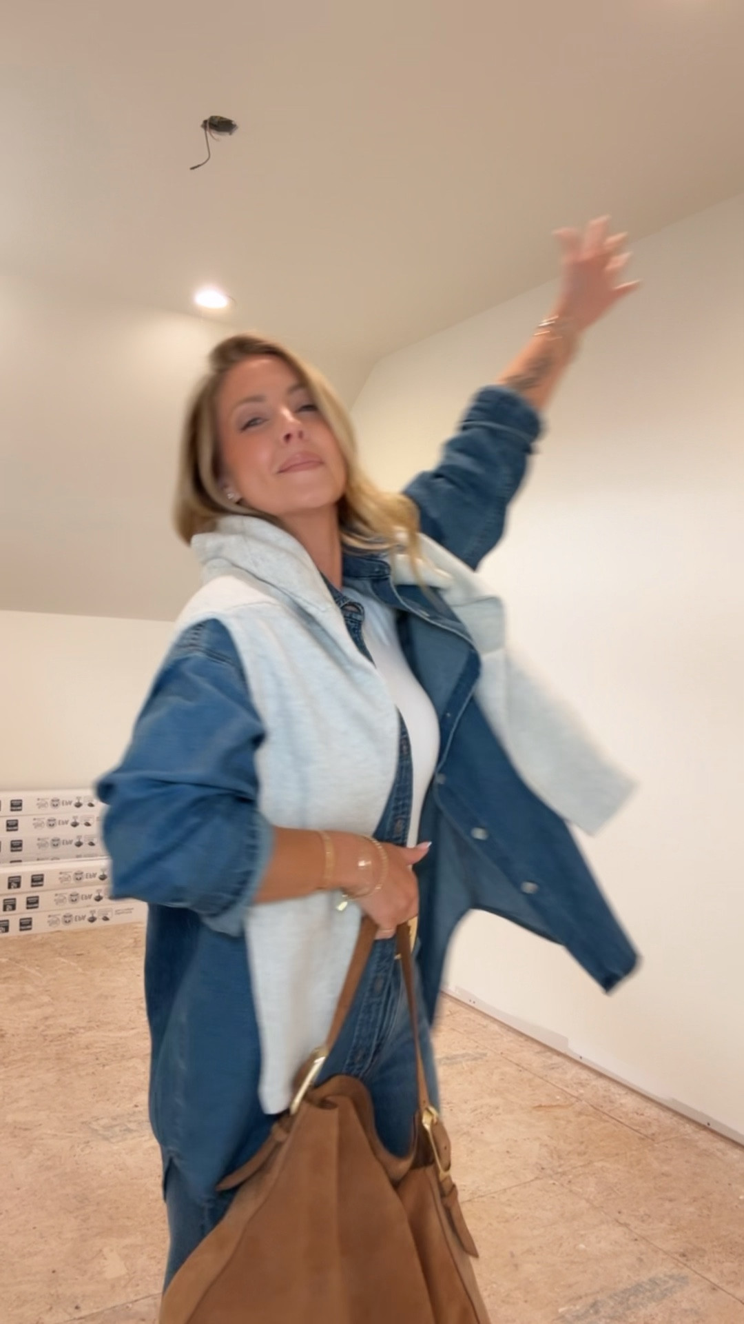 Today’s fall fit for errands and the pumpkin patch 🍂🍁
Small bodysuit / XS oversized denim shirt / Small Amazon cardigan / 24 denim / brown booties 

#LTKStyleTip #LTKOver40 #LTKShoeCrush