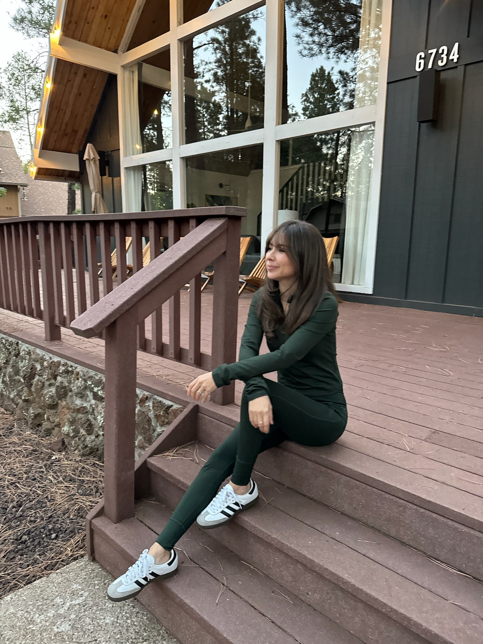 Love this matching athletic outfit! Obsessed with this Forrest green color for winter!

Winter outfit inspo, matching set, Forrest green outfit, Pilates outfit inspo, trendy mom, winter style, winter workout fashion 

#LTKSeasonal #LTKStyleTip #LTKActive