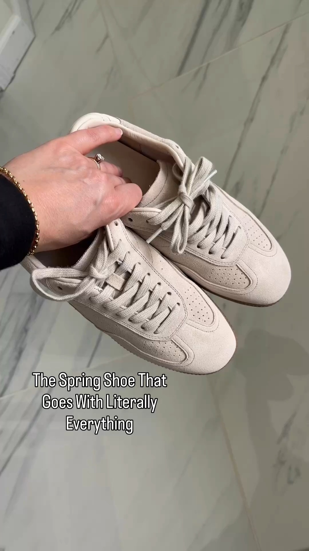 The Spring Shoe That Goes With Literally Everything 🤍

I’ve been on the hunt for a neutral sneaker that actually works with my whole spring wardrobe — dresses, denim, leggings, travel outfits… all of it. These are it. The birch suede is the perfect soft neutral, so they pair effortlessly with literally anything in your closet.

They’re incredibly comfortable (no break-in drama 🙌🏼), lightweight, and easy to wear all day — which makes them such a win for travel. If you’re trying to pack light, this is the one shoe you can bring and know it’ll match every outfit.

And the best part? They’re under $100, which makes upgrading your spring staples feel a lot more doable.

Linking them for you because this is one of those pieces you’ll wear on repeat all season. 🌸

#LTKvlog #LTKTravel #LTKmomlife