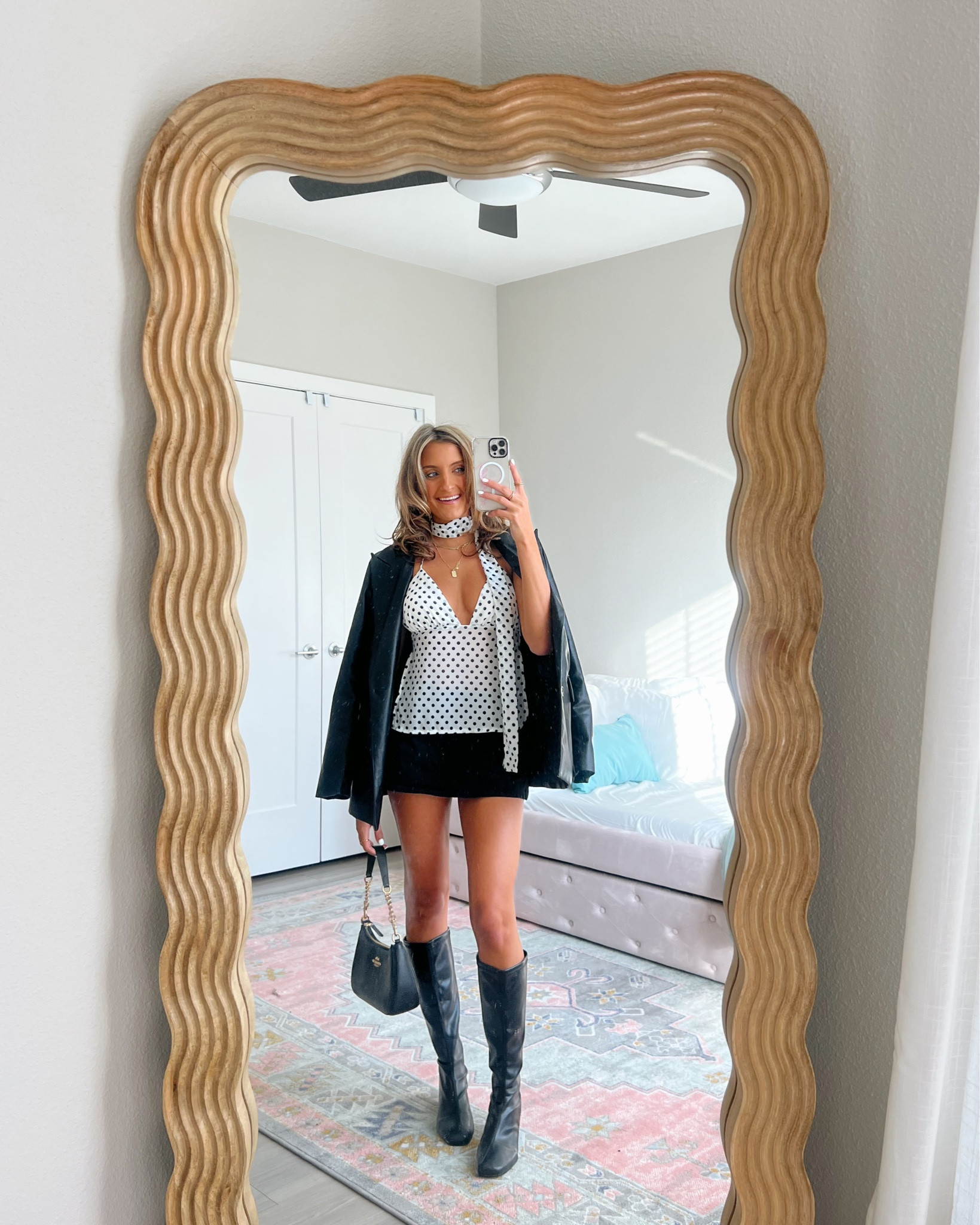 winter going out outfit / winter date night outfit 💗 the perfect top (under $20) + s for dinner and drinks 