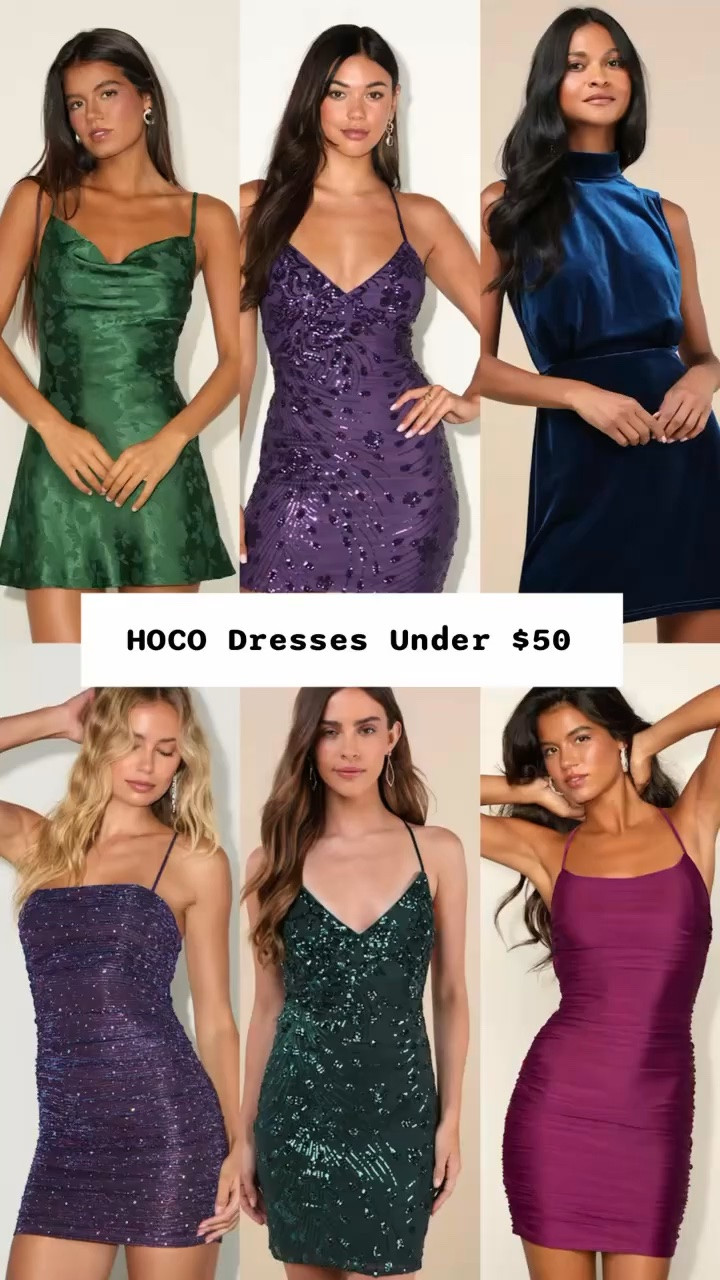 HOCO dresses under $50 today @Lulus 

Homecoming dresses, fall dresses, mini dresses, party dresses.

#LTKWedding #LTKSeasonal #LTKSaleAlert