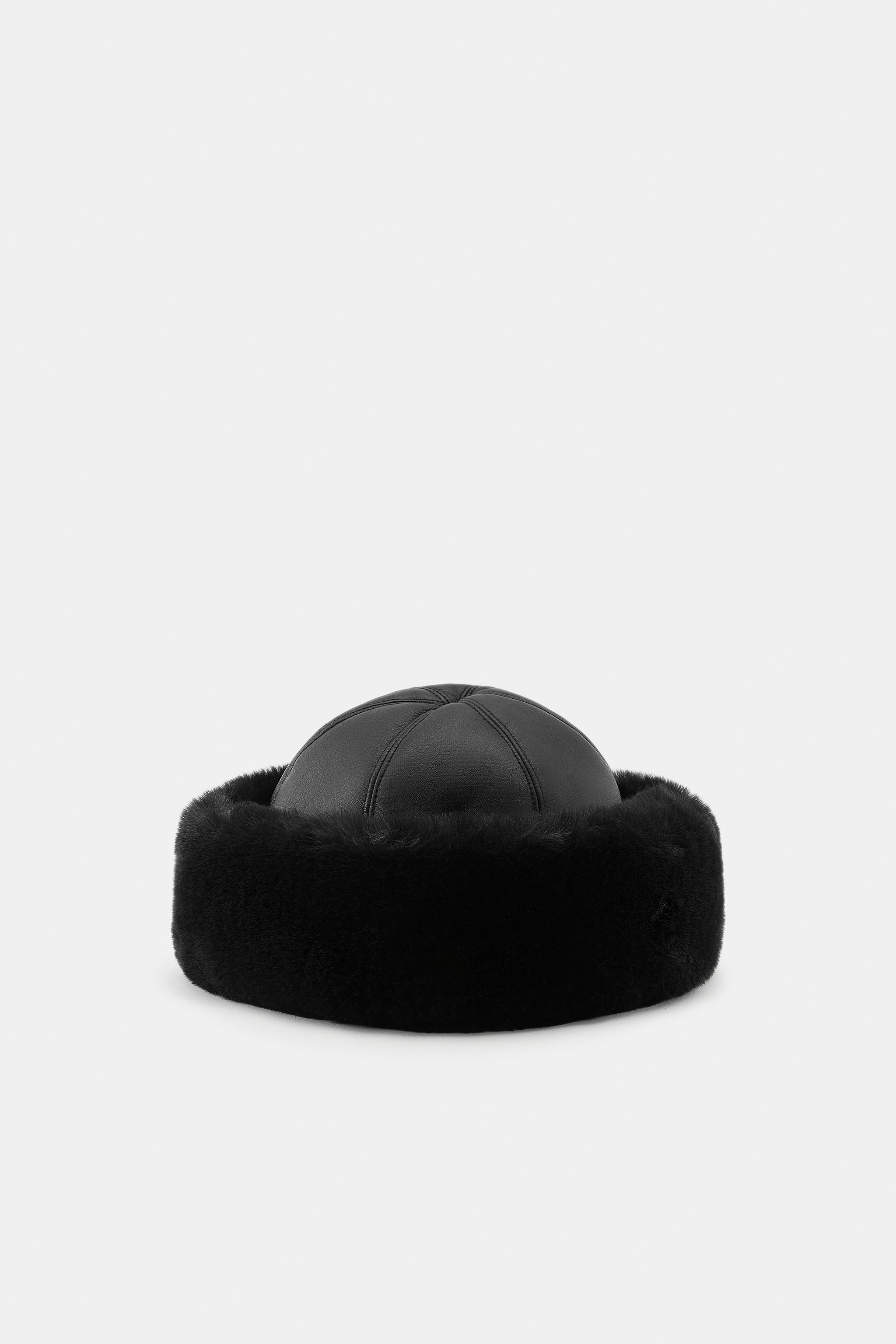 DOUBLE-FACED FAUX FUR HAT | Zara UK