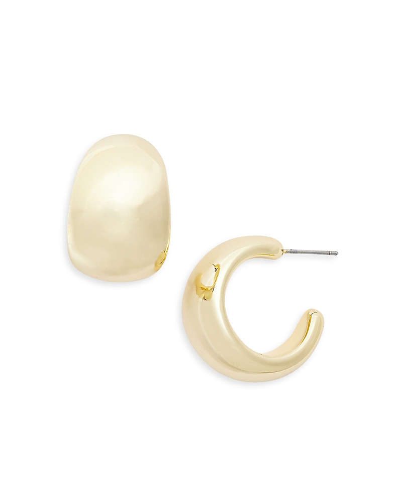 Aqua Tapered Gold Hoop Earrings - 100% Exclusive | Bloomingdale's (US)