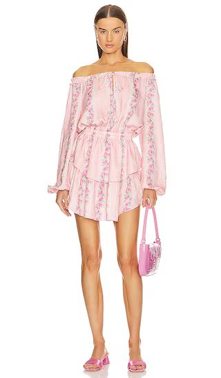 Popover Dress in Pink Malibu | Revolve Clothing (Global)