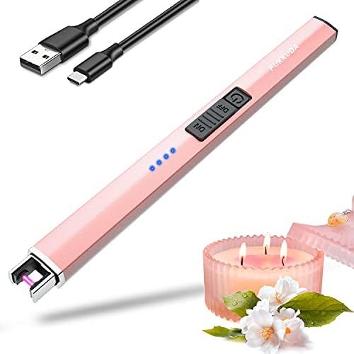 Electric Candle Lighter Plasma Arc Lighters Windproof & Flameless with USB Rechargeable Battery D... | Amazon (US)